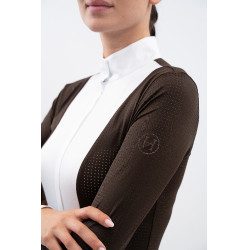 Polo de concours Harcour Stella femme Cacao Marron