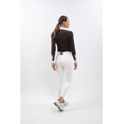 Polo de concours Harcour Stella femme Cacao Marron