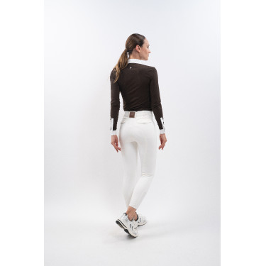 Polo de concours Harcour Stella femme Cacao Marron
