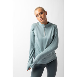 T-shirt d'entraînement thermique Isadora B Vertigo Basilic chaud Rose