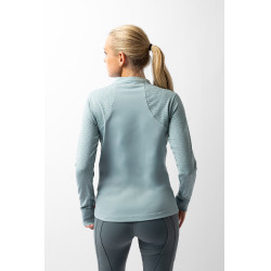 T-shirt d'entraînement thermique Isadora B Vertigo Basilic chaud Rose