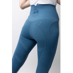 Legging thermique B Vertigo sans coutures grip intégral Leonora Marine titan Bleu marine