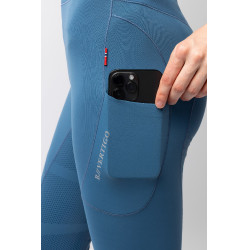 Legging thermique B Vertigo sans coutures grip intégral Leonora Marine titan Bleu marine
