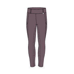 Legging Horze Dea enfant Thermo avec Grip Complet Silex Gris