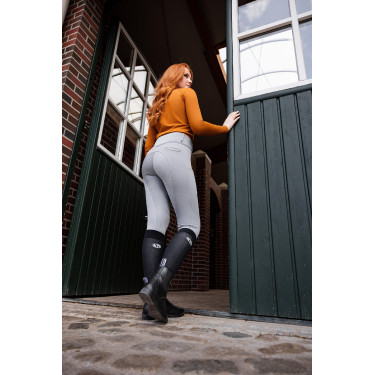 Pantalon Thermique Fond intégral Mira femme Horze Morelle noir Violet