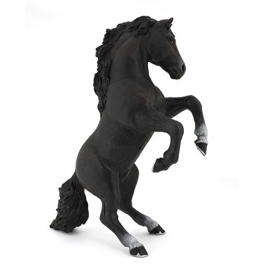 Figurine Cheval cabré noir Papo Figurine Cheval cabré noir Papo