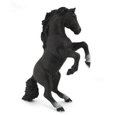 Figurine Cheval cabré noir...