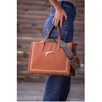 Sac à main Pénélope Naily Romane Cognac