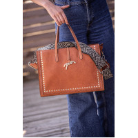 Sac à main Pénélope Naily Romane Cognac Marron