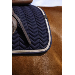 Tapis de selle Equithème Softypop Marine Bleu marine