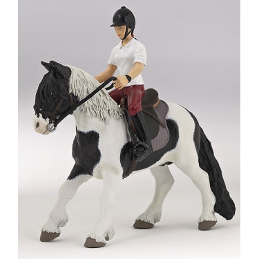 Figurine jeune cavalière PAPO Figurine jeune cavalière PAPO