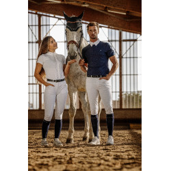 Polo Equithème Dorla Blanc Polo Equithème Dorla Blanc