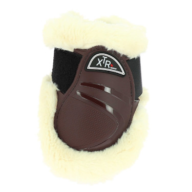 Protège-boulets Norton XTR mouton synthétique Marron