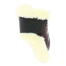 Protège-boulets Norton XTR mouton synthétique Marron