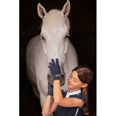 Gants Eden by Pénélope Hiver Marine Bleu marine