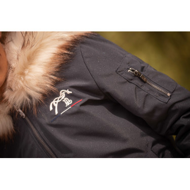 Bombers Pénélope Lyon Marine glitter Bleu