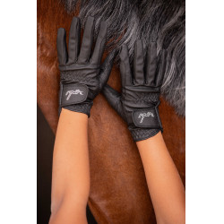Gants Eden by Pénélope Prisma Strass Noir