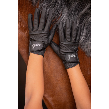 Gants Eden by Pénélope Prisma Strass Noir