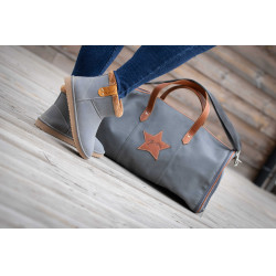 Boots Pénélope Gris / marron