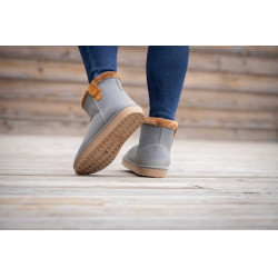 Boots Pénélope Gris / marron