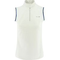 Polo de concours Equit'M sans manches femme Blanc Polo de concours Equit'M sans manches femme Blanc