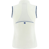 Polo de concours Equit'M sans manches femme Blanc Polo de concours Equit'M sans manches femme Blanc