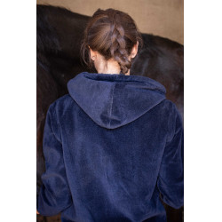 Sweat zip Emy Velvet Pénélope Bleu marine Sweat zip Emy Velvet Pénélope Bleu marine
