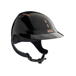 Casque d'équitation Naca Gravity XP Noir onyx brillant / rose gold