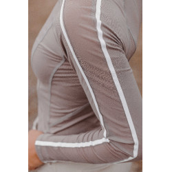 T-shirt Equithème Originals Mélodie Taupe Marron