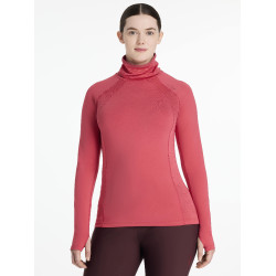 Base Layer LeMieux Sara col roulé Cranberry Rose