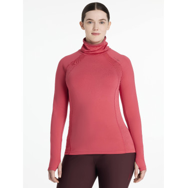 Base Layer LeMieux Sara col roulé Cranberry Rose