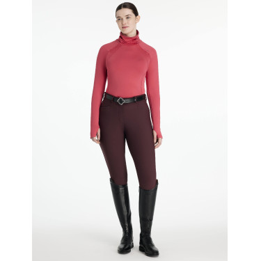Base Layer LeMieux Sara col roulé Cranberry Rose