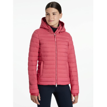 Doudoune à capuche LeMieux Milly Young Rider Cranberry Rose