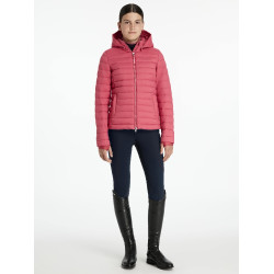 Doudoune à capuche LeMieux Milly Young Rider Cranberry Rose