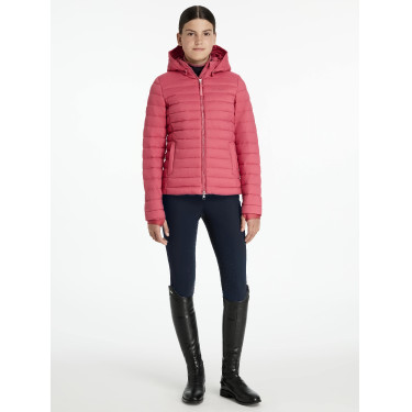 Doudoune à capuche LeMieux Milly Young Rider Cranberry Rose