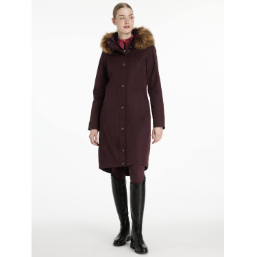 Manteau long imperméable LeMieux Anya Damson Violet Manteau long imperméable LeMieux Anya Damson Violet