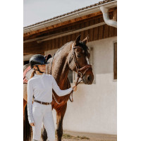 Polo mesh Equithème Buffy Blanc Polo mesh Equithème Buffy Blanc