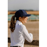 Polo mesh Equithème Buffy Blanc Polo mesh Equithème Buffy Blanc