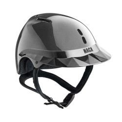 Casque d'équitation NACA Gravity S carbone Gris graphite / noir Casque d'équitation NACA Gravity S carbone Gris graphite / noir