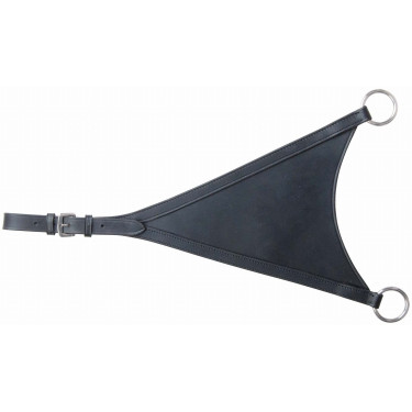 Fourche de martingale pleine en cuir T de T Fourche de martingale pleine en cuir T de T