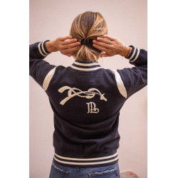 Sweat Pénélope University Marine / off white Bleu marine Sweat Pénélope University Marine / off white Bleu marine