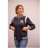 Sweat Pénélope University Marine / off white Bleu marine