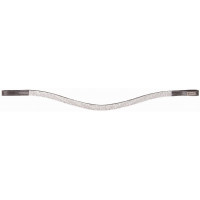 Frontal strass 4 rangs T de T Havane foncé / argent Marron Frontal strass 4 rangs T de T Havane foncé / argent Marron