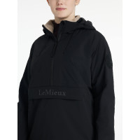Anorak imperméable LeMieux demi-zippé Phoebe femme Noir Anorak imperméable LeMieux demi-zippé Phoebe femme Noir