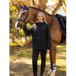 Anorak imperméable LeMieux demi-zippé Phoebe femme Noir Anorak imperméable LeMieux demi-zippé Phoebe femme Noir