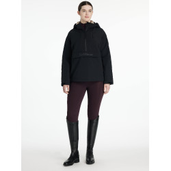 Anorak imperméable LeMieux demi-zippé Phoebe femme Noir Anorak imperméable LeMieux demi-zippé Phoebe femme Noir