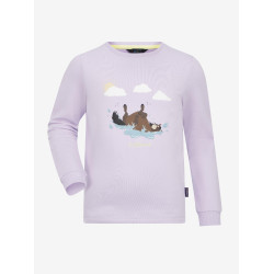 Haut à manches longues Mini LeMieux Poppy Lilac Violet
