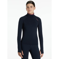 Maillot de corps Young Rider LeMieux Savannah col montant Marine Bleu marine