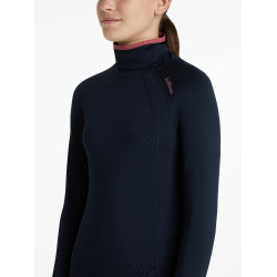 Maillot de corps Young Rider LeMieux Savannah col montant Marine Bleu marine
