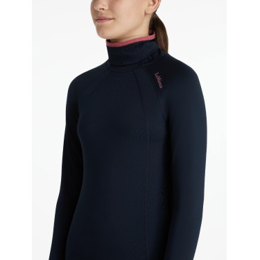 Maillot de corps Young Rider LeMieux Savannah col montant Marine Bleu marine
